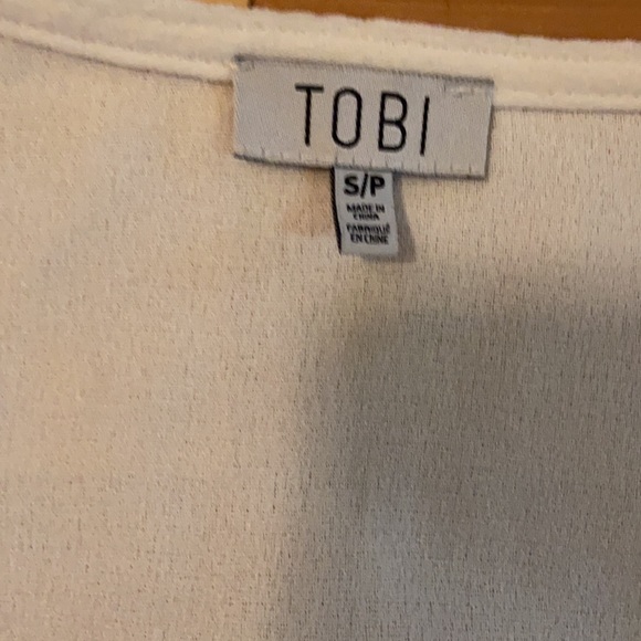 Tobi a step above neon pink and white shift dress - Picture 5 of 7